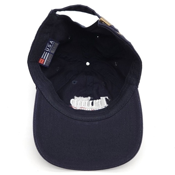 President Trump 2020 Keep America Great Strapback Hat Baseball Dad Cap Blue USA - Picture 7 of 8